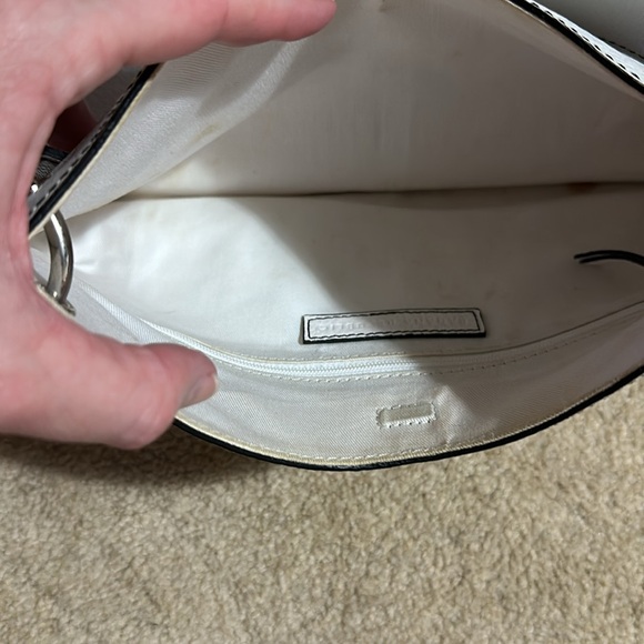 Banana Republic White Leather Shoulder Bag - Picture 4 of 9